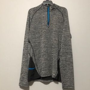 Grey training zip up